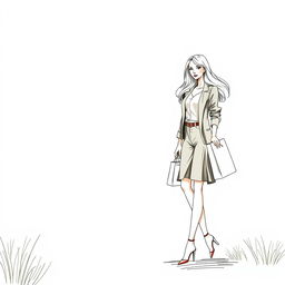 A sophisticated background for Nicole's Apparel featuring a crisp, plain white backdrop that highlights the essence of elegance in fashion