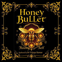 A fantasy book cover titled 'Honey Bullet'