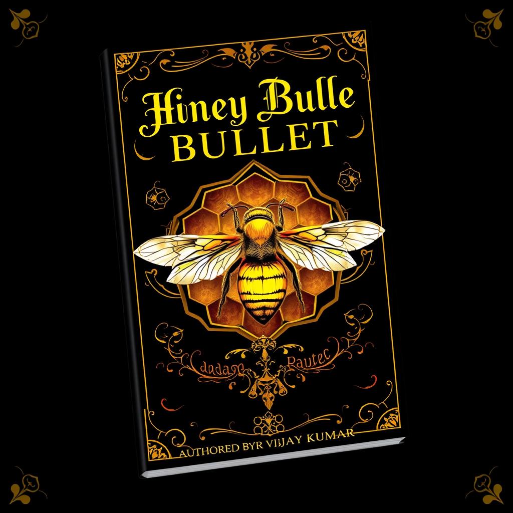 A fantasy book cover titled 'Honey Bullet'