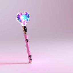 A custom lightstick design for BLACKPINK's Jisoo, featuring a sleek and modern aesthetic