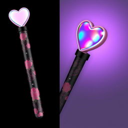 A custom lightstick design for BLACKPINK's Jisoo, featuring a sleek and modern aesthetic