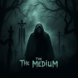 A haunting teaser poster for 'The Medium (2021)', beautifully capturing the essence of supernatural horror