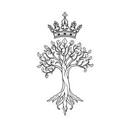 A beautifully designed, original coat of arms that embodies a feminine essence