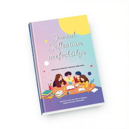 A captivating book cover design for a reflective journal on inclusive education across different levels