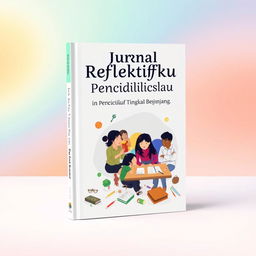 A captivating book cover design for a reflective journal on inclusive education across different levels