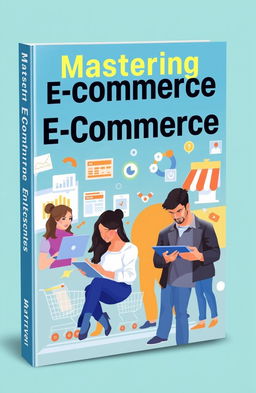 A visually appealing cover design for an e-commerce training book