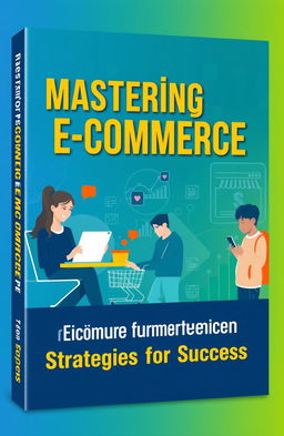 A visually appealing cover design for an e-commerce training book