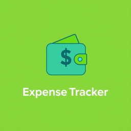 A modern logo design for an expense tracker application