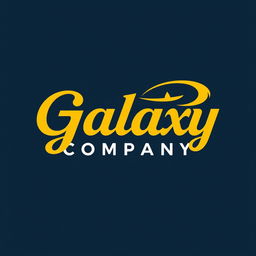 Design a wordmark logo for 'Galaxy Company'