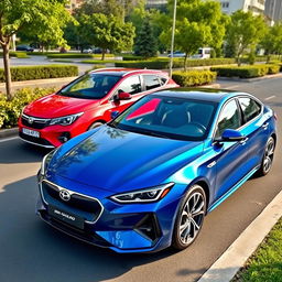 A stunning collection of beautifully designed Iranian cars from Iran Khodro and Saipa, showcasing distinct features and stylish aesthetics