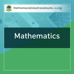 A front page design for a Mathematics department, featuring a prominent heading that reads 'Mahendra Engineering College'
