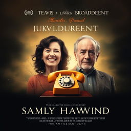 A vibrant and engaging movie poster for the film featuring Sally Hawkins and Jim Broadbent, showcasing the essence of their character-driven story