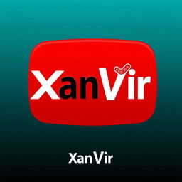 A logo design for a YouTube channel named 'XanVir'