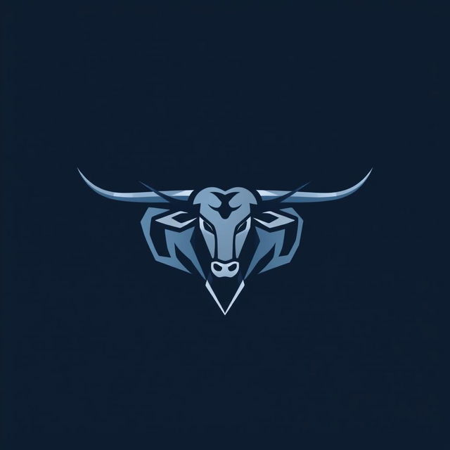A logo design inspired by the Citadel series, featuring a stylized representation of cattle