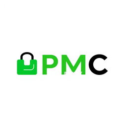 A modern and stylish logo design for the brand 'PMC BAGNET'