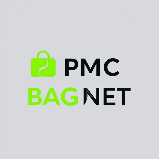 A modern and stylish logo design for the brand 'PMC BAGNET'