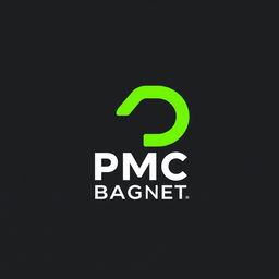 A modern and stylish logo design for the brand 'PMC BAGNET'