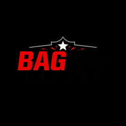A sleek and modern logo design for a Private Military Company named 'BAGNET'