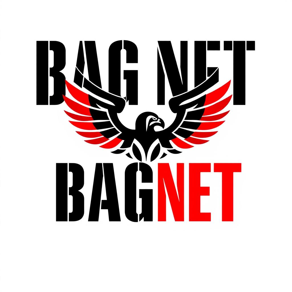 A sleek and modern logo design for a private military company named BAGNET