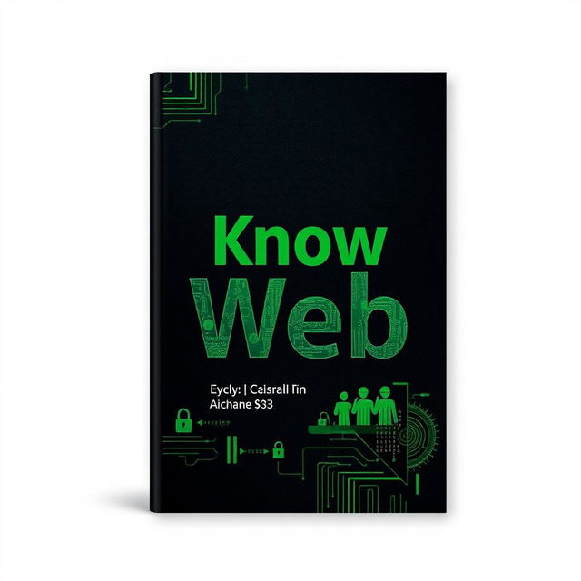 A book cover design for a title called 'Know the Web', showcasing bold, modern typography in black and dark green