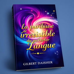 A captivating and vibrant book cover design for 'La puissance irrésistible du Parler en Langue' by Gilbert DAISHER