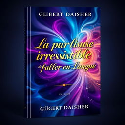 A captivating and vibrant book cover design for 'La puissance irrésistible du Parler en Langue' by Gilbert DAISHER