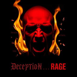 A minimalist album cover featuring a distorted human face, where the eyes and mouth are harshly distorted and not clearly visible