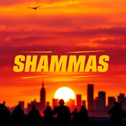 A striking movie poster featuring the bold text 'SHAMMAS' prominently displayed at the center