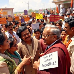 A historical scene depicting Dr