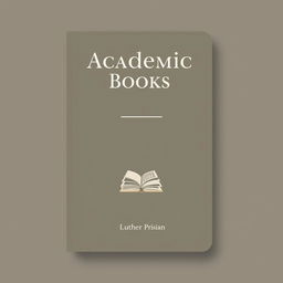 A sophisticated and visually appealing book cover design for an academic book