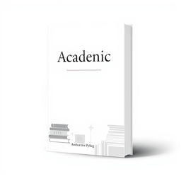 A sophisticated and visually appealing book cover design for an academic book