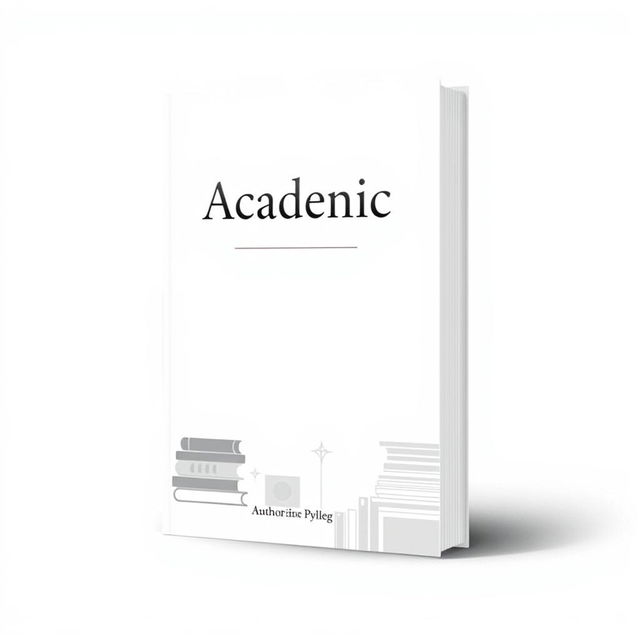 A sophisticated and visually appealing book cover design for an academic book