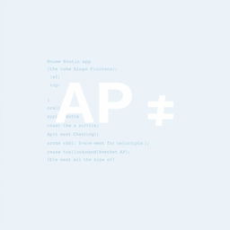 An illustration representing a minimal API in C#
