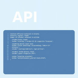 An illustration representing a minimal API in C#