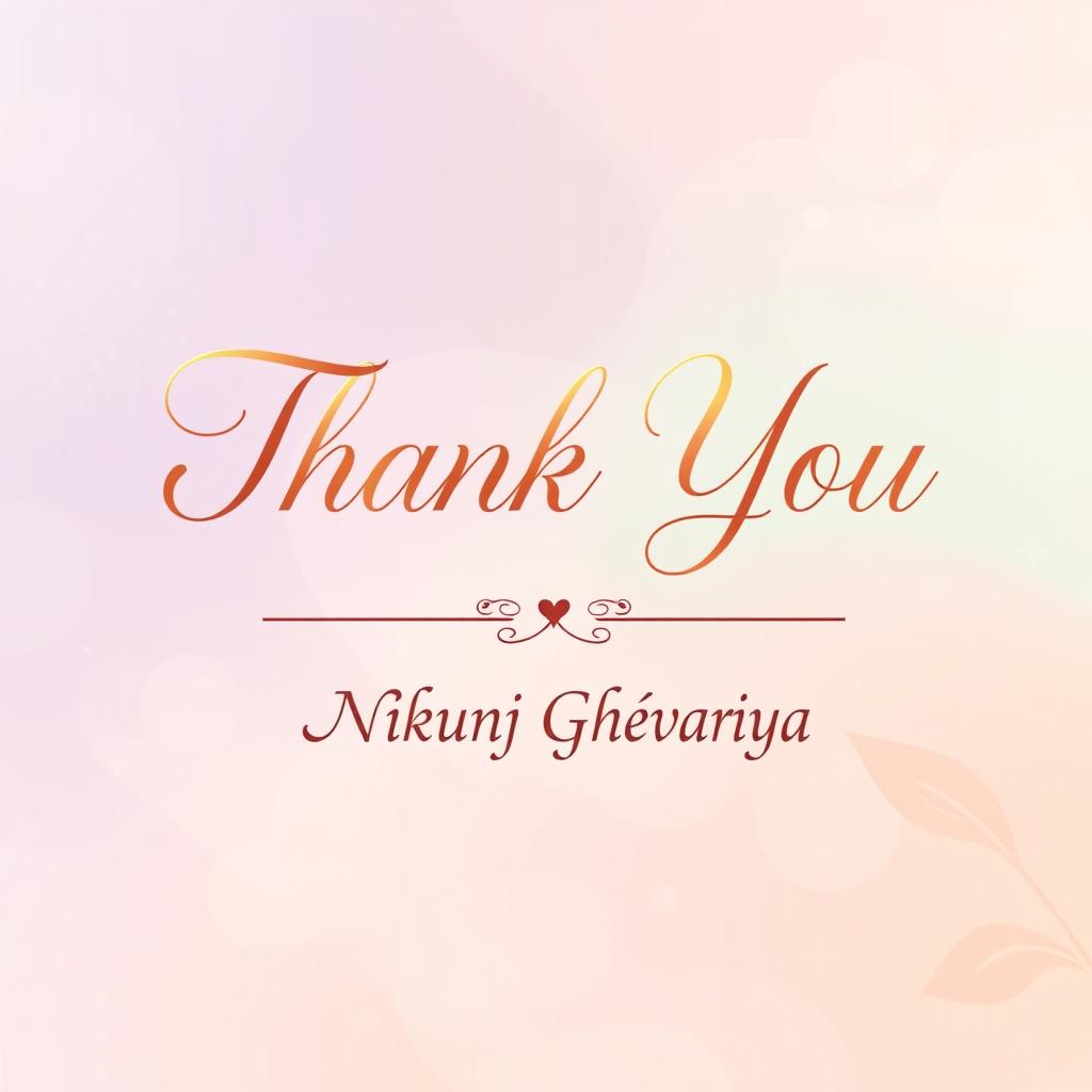 A warm and heartfelt thank you image designed to express gratitude