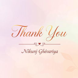 A warm and heartfelt thank you image designed to express gratitude