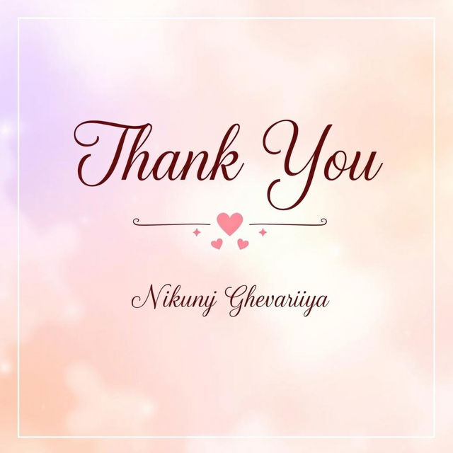 A warm and heartfelt thank you image designed to express gratitude