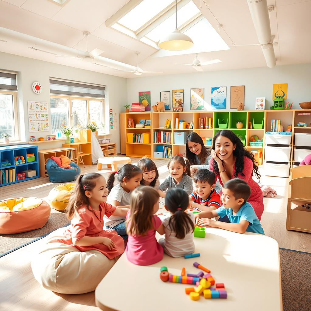A bright and welcoming learning center designed specifically for children with learning difficulties