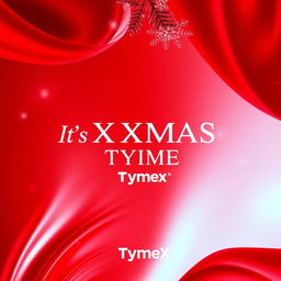 A beautiful and aesthetic poster for the event 'It's XMas Tyme', representing TymeX, a fintech company