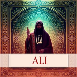 An artistic representation symbolizing the values associated with Ali, a prominent figure in Islam