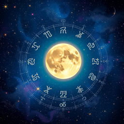 A captivating astrology-themed background filled with a celestial night sky, showcasing a plethora of vibrant stars and intricate constellations