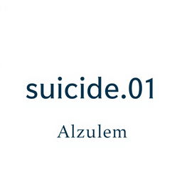 A contemporary logo design for a group chat named 'suicide