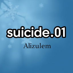 A contemporary logo design for a group chat named 'suicide