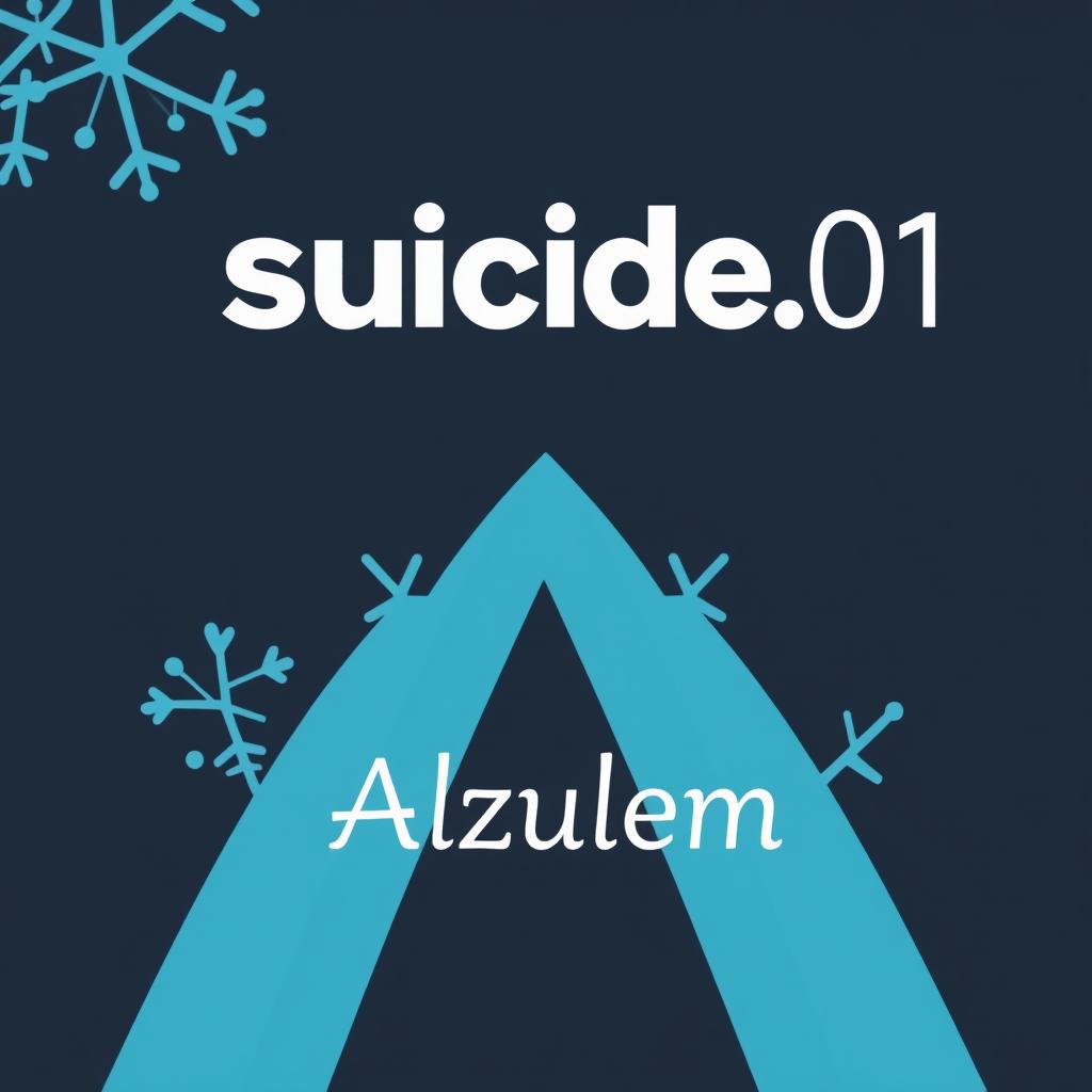 A contemporary logo design for a group chat named 'suicide