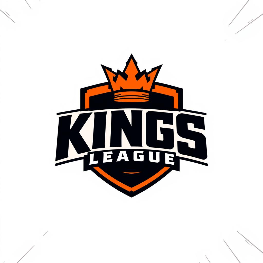 An eye-catching graphic design featuring the text "Kings League" prominently displayed