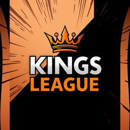 An eye-catching graphic design featuring the text "Kings League" prominently displayed