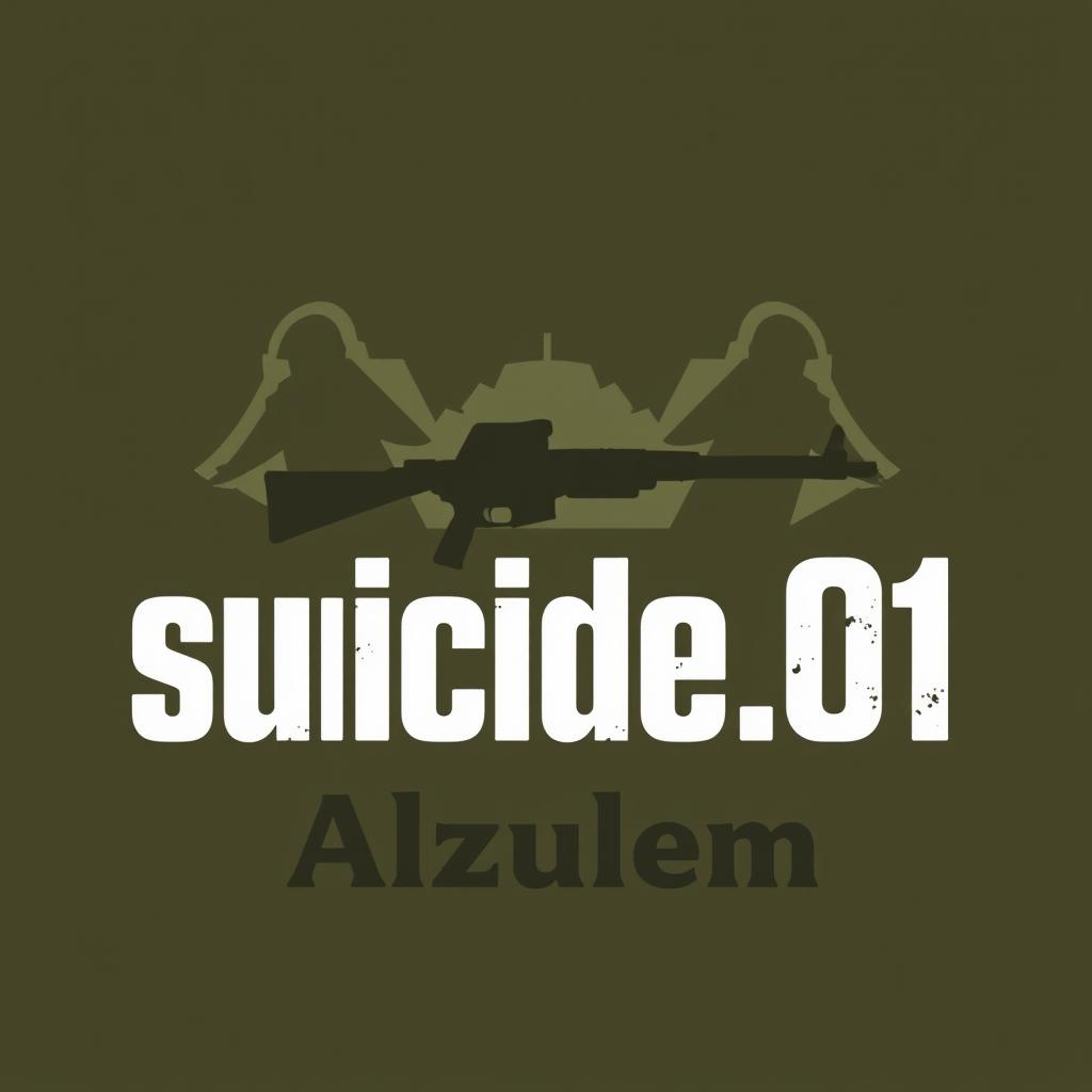 A logo design for a group chat named 'suicide