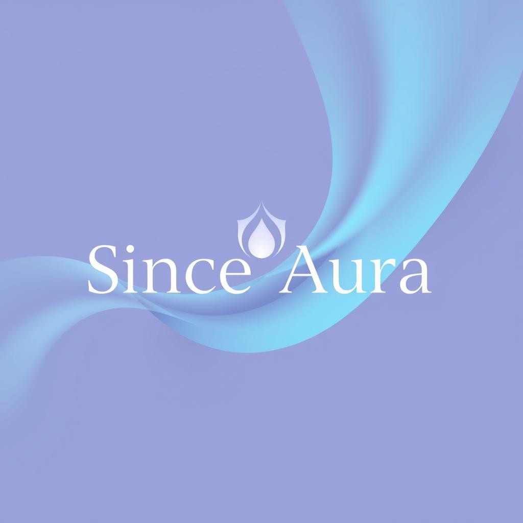 A beautiful and attractive logo for an agency named 'Since Aura'