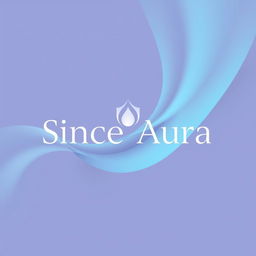 A beautiful and attractive logo for an agency named 'Since Aura'