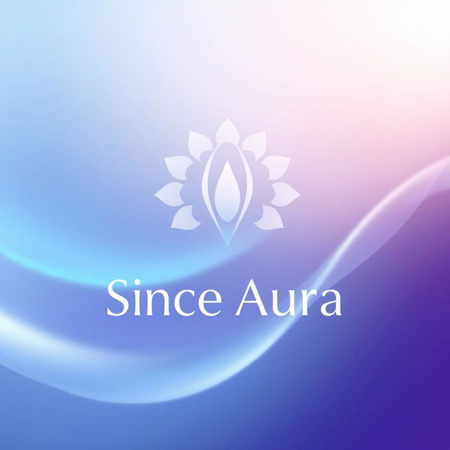 A beautiful and attractive logo for an agency named 'Since Aura'